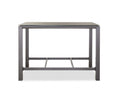 Tables Bar Height Table - 60" X 35" X 41" Taupe Bar Table HomeRoots
