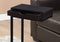 Tables Black Accent Table - 10'.25" x 15'.75" x 24'.5" Cappuccino, Black, Particle Board, Metal - Accent Table HomeRoots