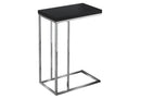 Tables Black Accent Table - 18'.25" x 10'.25" x 25'.25" Black, Particle Board, Metal - Accent Table HomeRoots