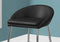 Tables Black Accent Table - 41" x 41" x 59'.5" Black, Foam, Metal, Leather-Look - Accent Table HomeRoots