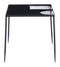 Tables Black End Tables - 15.7" x 15.7" x 15.7" Black, Steel, End Table HomeRoots
