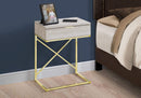 Tables Cheap Accent Tables - 12'.75" x 18'.25" x 23'.5" Beige, Gold, Particle Board, Metal - Accent Table HomeRoots