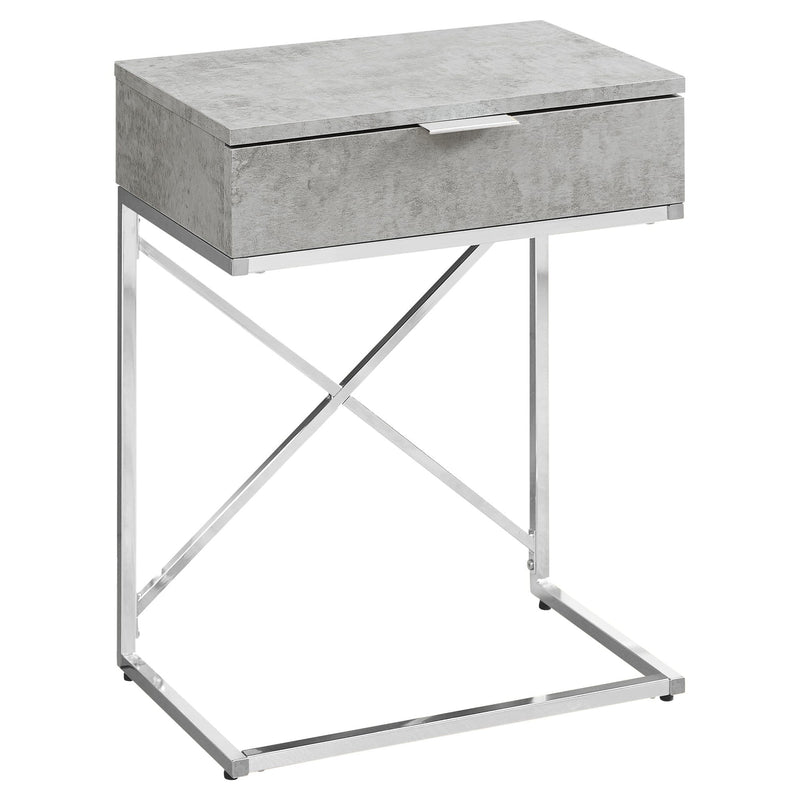 Tables Cheap Accent Tables - 12'.75" x 18'.25" x 23'.5" Grey, Particle Board, Metal - Accent Table HomeRoots