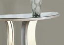 Tables Cheap Accent Tables - 14'.5" x 36" x 32" Brushed Silver/Mirror - Accent Table HomeRoots