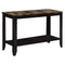 Tables Cheap Accent Tables - 28.75" Cappuccino Particle Board Accent Table with a Marble Top HomeRoots