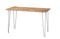 Tables Cheap Coffee Tables 42" X 28" X 18" Natural Maple And Steel Coffee Table 3955 HomeRoots