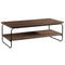 Tables Cheap Coffee Tables - 47.25" X 23.63" X 16.93" Rect Coffee Table in American Walnut HomeRoots