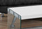 Tables Coffee Table Sets - 22" x 44" x 16'.25" White, Clear, Particle Board, Tempered Glass - Coffee Table HomeRoots