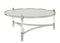 Tables Coffee Table Sets - 41" X 41" X 17" Clear Acrylic, Stainless Steel And Clear Glass Coffee Table HomeRoots