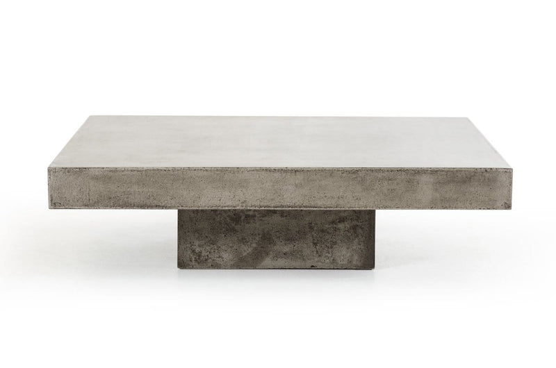 Tables Coffee Tables - 12" Concrete Coffee Table HomeRoots