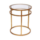 Tables Coffee Tables - 20" x 20" x 24" Gold, Minimalist - Coffee Table HomeRoots