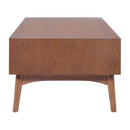 Tables Coffee Tables - 47" X 23.6" X 15.9" Walnut Wood District Coffee Table HomeRoots