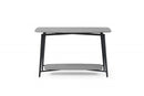 Tables Console Table - 47" X 16" X 30" Grey Oak Metal Console HomeRoots