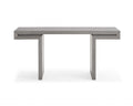 Tables Console Table - 63" X 15" X 35" Grey Oak Veneer Console HomeRoots