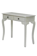 Tables Console Table with Drawers - 37'.8" X 18'.25" X 15" White Wood (Pine) Console Table with Drawers HomeRoots