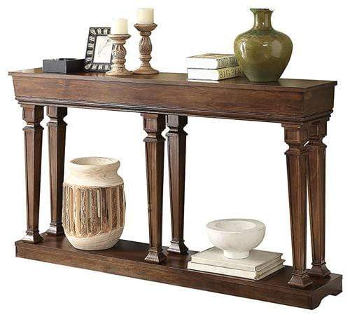 Tables Console Tables - 72" X 12" X 35" Oak Wood Console Table HomeRoots