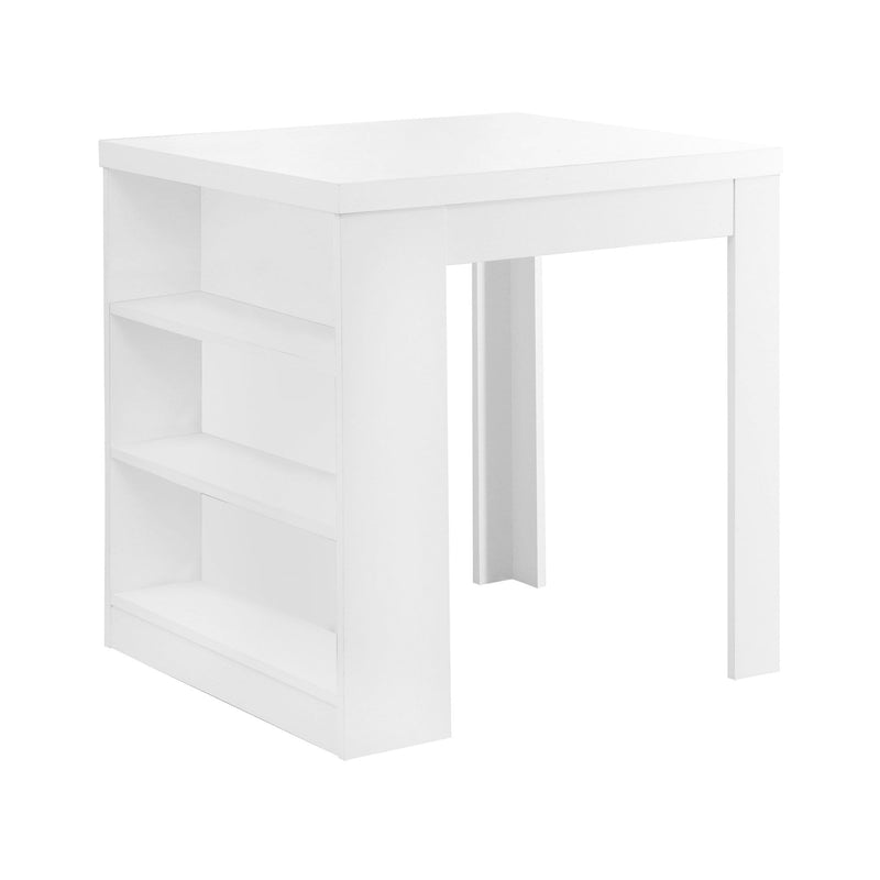 Tables Dining Room Table Sets - 30" White Particle Board, Hollow Core, and MDF Counter Height Dining Table HomeRoots