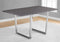 Tables Dining Room Table Sets - 35'.5" x 59" x 30'.25" Grey, Particle Board, Metal - Dining Table HomeRoots