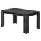 Tables Dining Room Table Sets - 35'.5" x 59" x 30'.5" Black, Reclaimed Wood Look - Dining Table HomeRoots