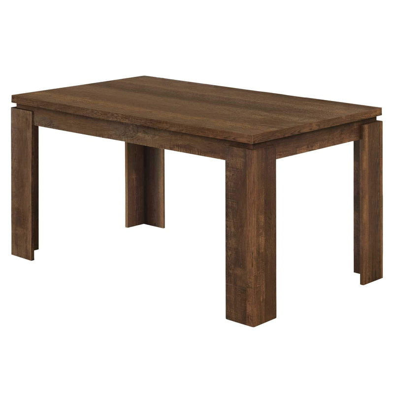 Tables Dining Room Table Sets - 35'.5" x 59" x 30'.5" Brown, Reclaimed Wood Look - Dining Table HomeRoots