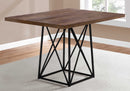 Tables Dining Room Table Sets - 36" x 48" 31" Brown/Black, Reclaimed Wood, Particle Board and Metal - Dining Table HomeRoots