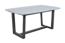 Tables Dining Room Table Sets - 40" X 72" X 30" Marble Gray Oak Wood Marble Dining Table HomeRoots