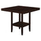 Tables Dining Room Table Sets - 42" x 42" x 36" Cappuccino, Solid Wood And Veneer - Counter Height Dining Table HomeRoots