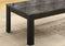 Tables Dining Room Table Sets - Black Grey Marble-Look Top Table Set - 3Pcs Set HomeRoots