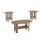 Tables Dining Room Table Sets - Dark Taupe Table Set - 3Pcs Set HomeRoots