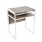 Tables Dining Room Tables - 29.9" X 35.4" X 23.6" White Small Space Desk and Dining Table HomeRoots