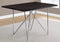 Tables Dining Room Tables - 31'.5" x 47'.5" x 30" Cappuccino, Hollow-Core, Particle Board, Metal - Dining Table HomeRoots