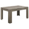 Tables Dining Room Tables - 35'.5" x 59" x 30" Dark Taupe, Particle Board, Hollow Core and MDF - Dining Table HomeRoots