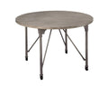 Tables Dining Room Tables - 45" X 45" X 30" Gray Oak And Sandy Gray Dining Table HomeRoots