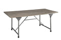 Tables Dining Room Tables - 72" X 36" X 30" Gray Oak And Sandy Gray Dining Table HomeRoots