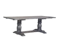 Tables Dining Table Set - 88" X 40" X 30" Weathered Gray Dining Table HomeRoots