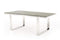 Tables Dining Tables - 30" Wood Mosaic, Steel, and Glass Dining Table HomeRoots