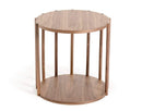 Tables End Tables - 19" Walnut Wood End Table HomeRoots