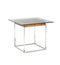 Tables End Tables - 20" Wood, Steel, and Glass Tree Root End Table HomeRoots