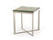 Tables End Tables - 22" Mosaic Wood, Steel, and Glass End Table HomeRoots