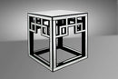 Tables End Tables - 26" Mirrored Glass and MDF End Table HomeRoots