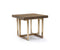 Tables End Tables - Modrest Pike Modern Elm & Antique Brass End Table HomeRoots