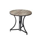 Tables Folding Table - 31.5" X 31.5" X 30" Black Round Folding Table HomeRoots