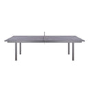 Tables Gaming Table - 108" X 60" X 30" Dark Gray Ceramic/Glass Game Table HomeRoots