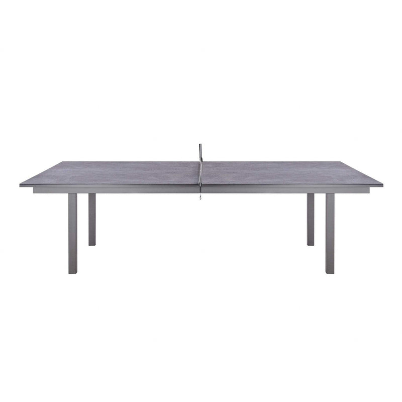 Tables Gaming Table - 108" X 60" X 30" Dark Gray Ceramic/Glass Game Table HomeRoots