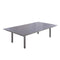 Tables Gaming Table - 108" X 60" X 30" Dark Gray Ceramic/Glass Game Table HomeRoots