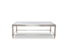 Tables Glass Coffee Table - 18" Steel and Glass Coffee Table HomeRoots