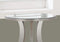 Tables Glass End Tables - 20" x 20" x 24" Silver - End Table with a Mirror Top HomeRoots