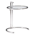 Tables Glass Table - 19" X 19" X 20.5" Clear Glass Table HomeRoots