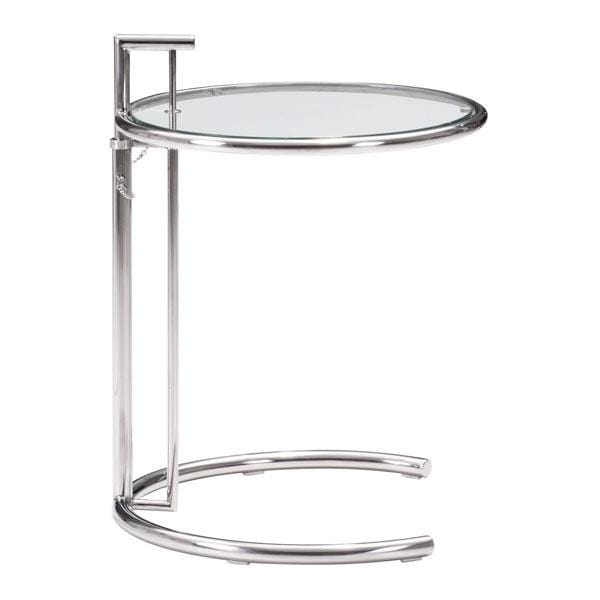 Tables Glass Table - 19" X 19" X 20.5" Clear Glass Table HomeRoots