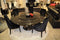 Tables Glass Table - 31" Black Crocodile Lacquer Stainless Steel and Glass Table HomeRoots